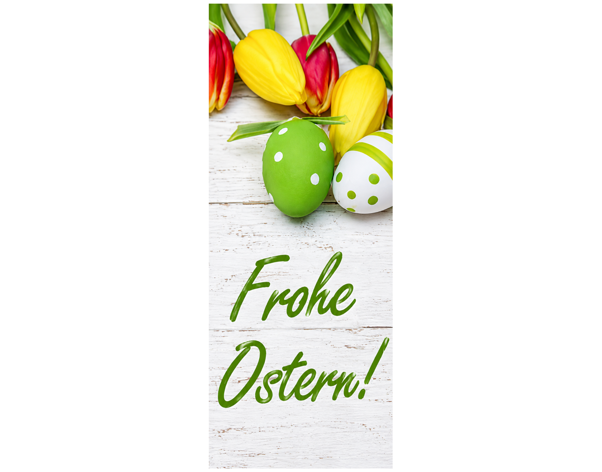 Stoffbanner Frohe Ostern