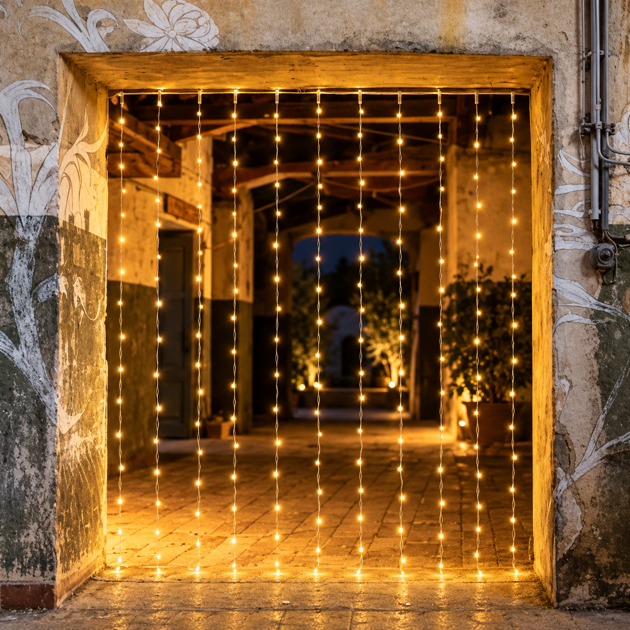 Z-Rideau lumineux LED Angel Hair 120x220 cm