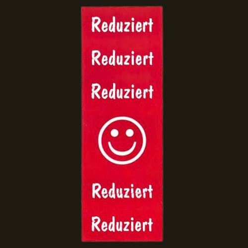 Affiche Reduziert avec Smiley