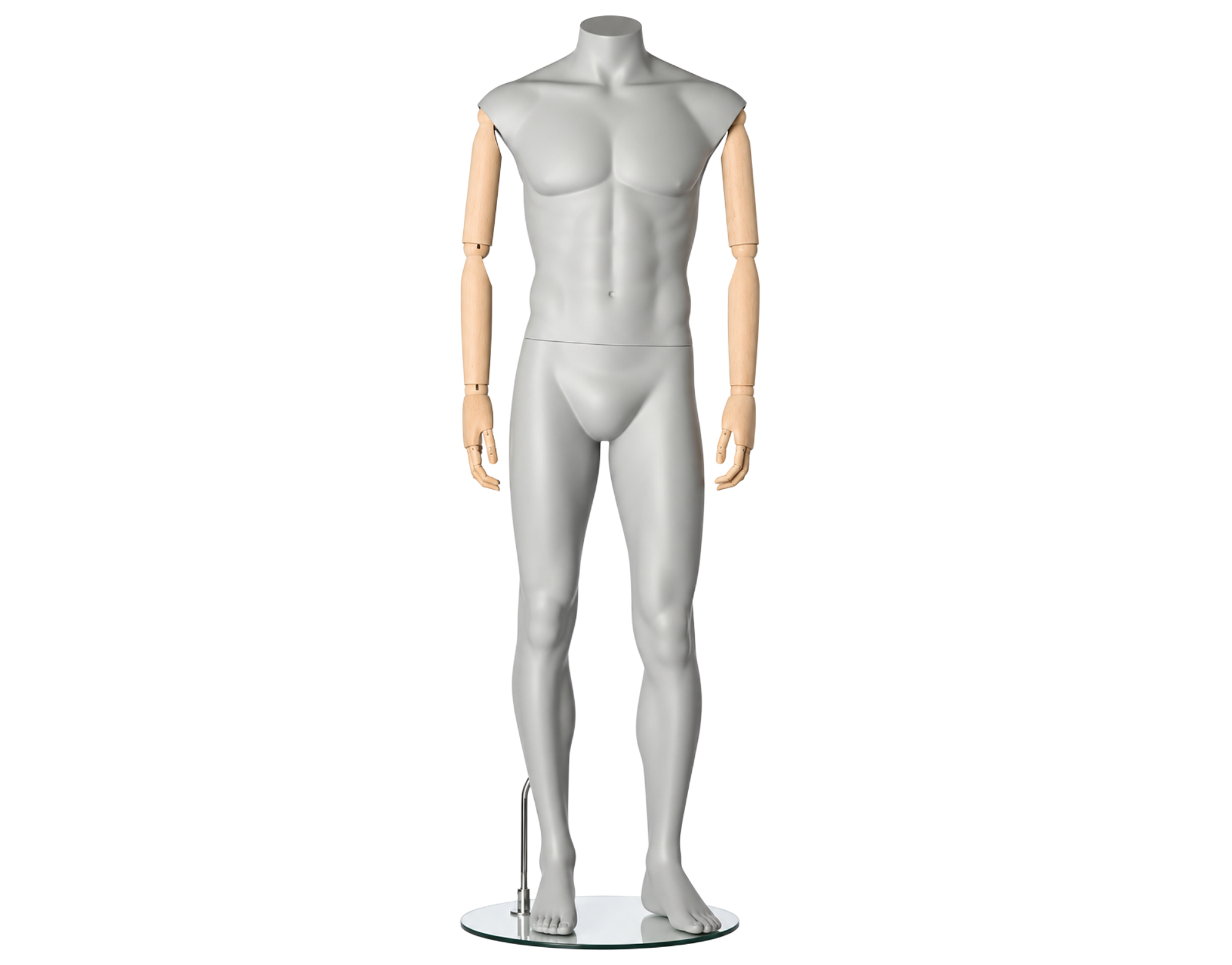 Mannequin homme Darrol avec bras en bois articulés