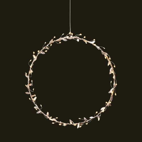 Anneau LED argent