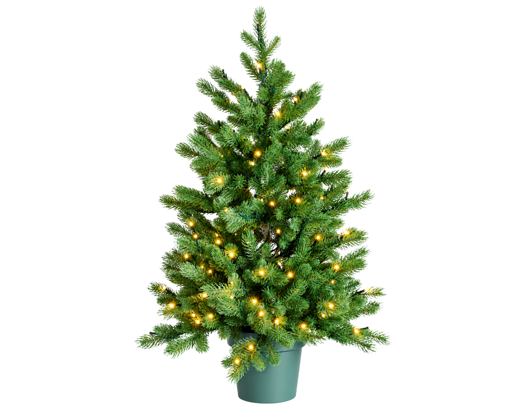 Weihnachtsbaum De Luxe im Topf