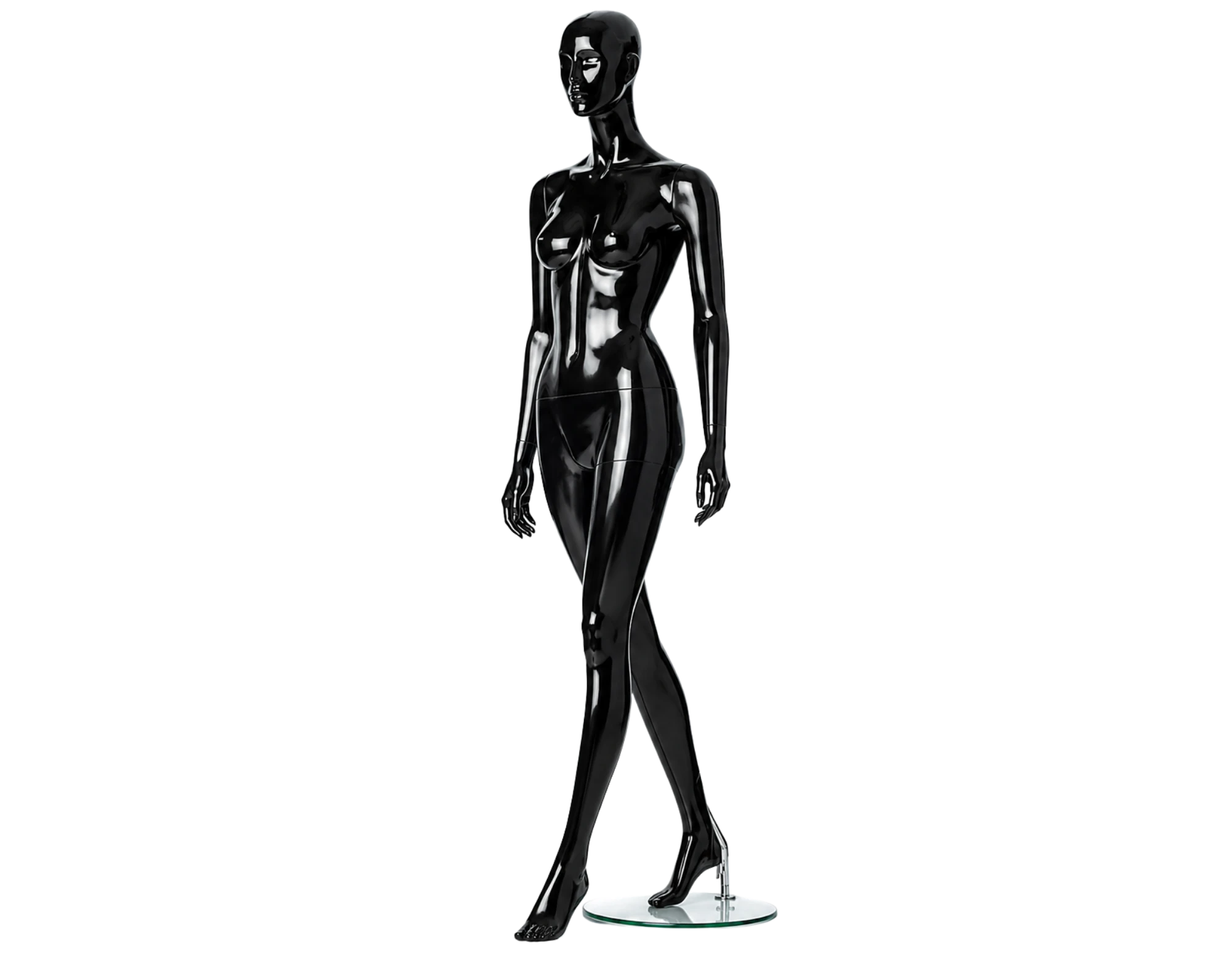 Mannequin noir brillant 101010