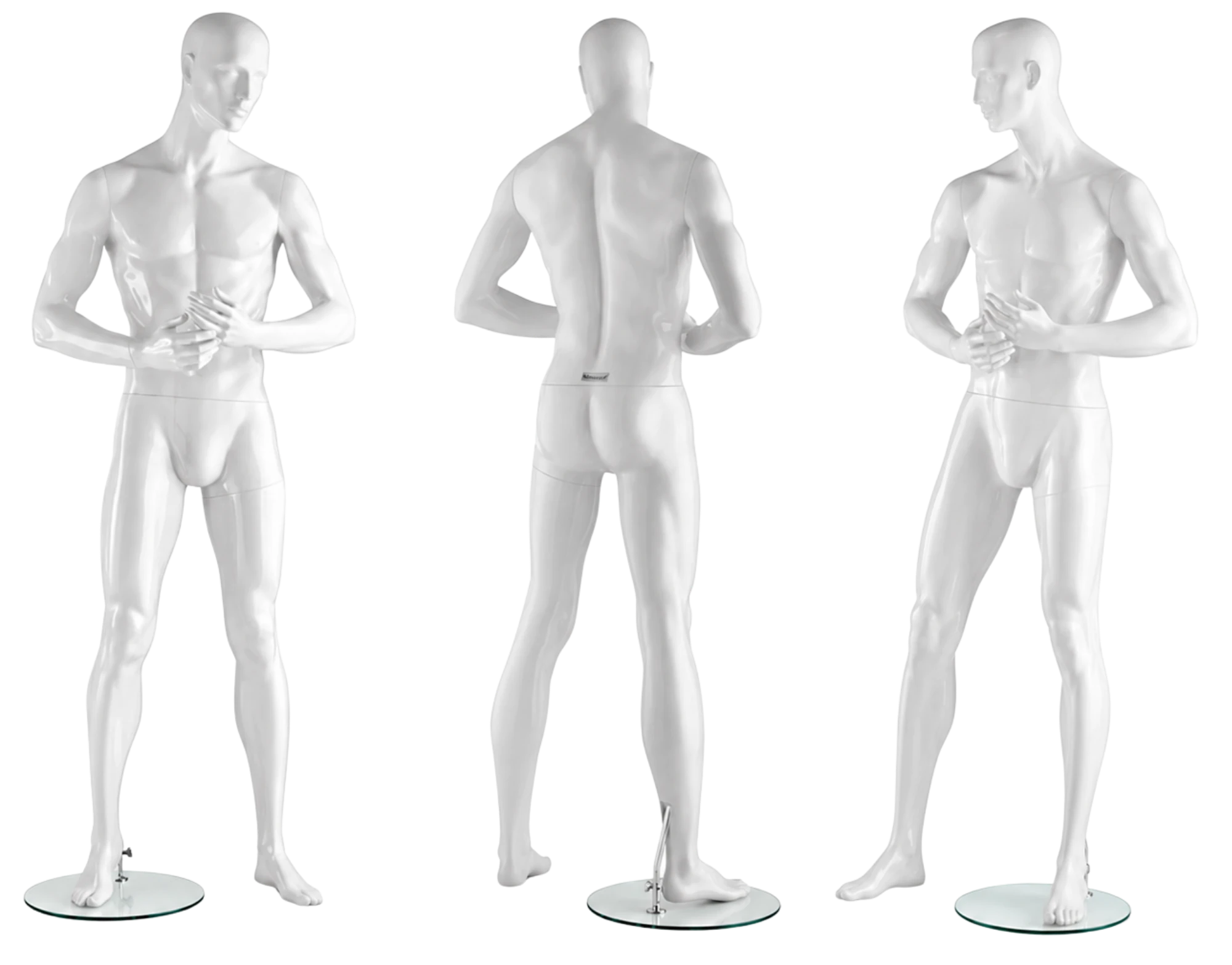 Herren-Figur Liam Hochglanz weiss 501003