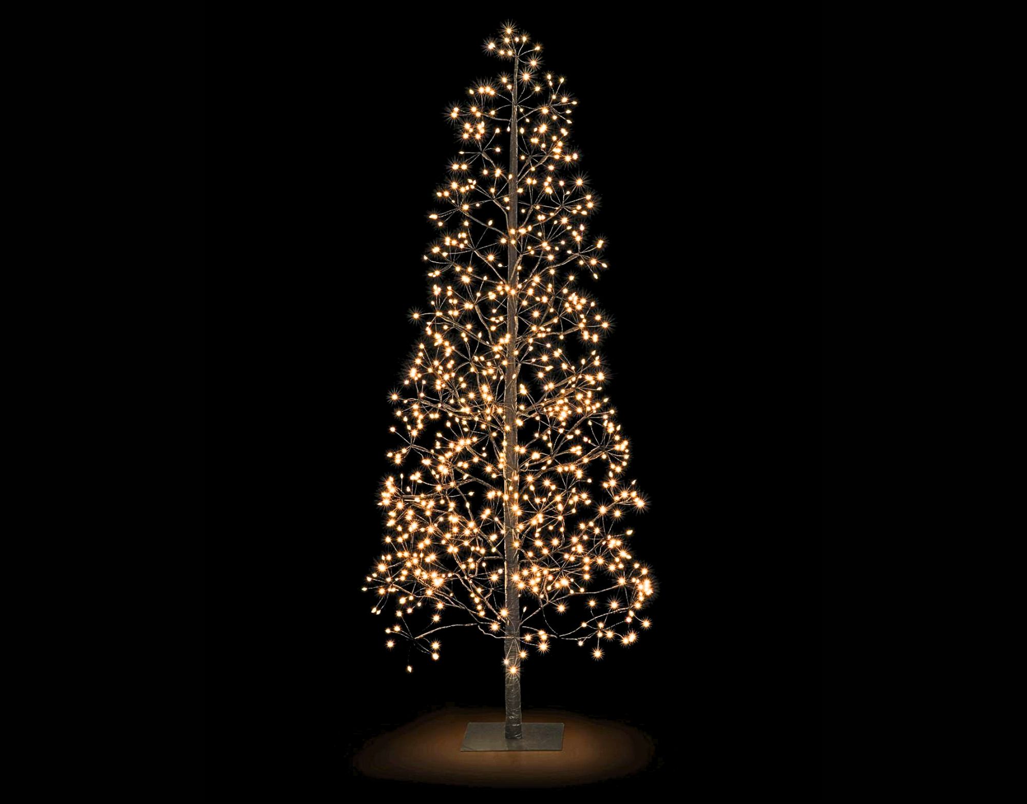 LED Blumenbaum schwarz, 120 cm