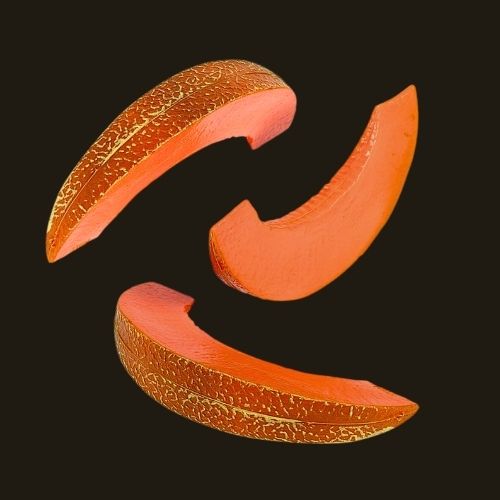 Honigmelonenscheibe