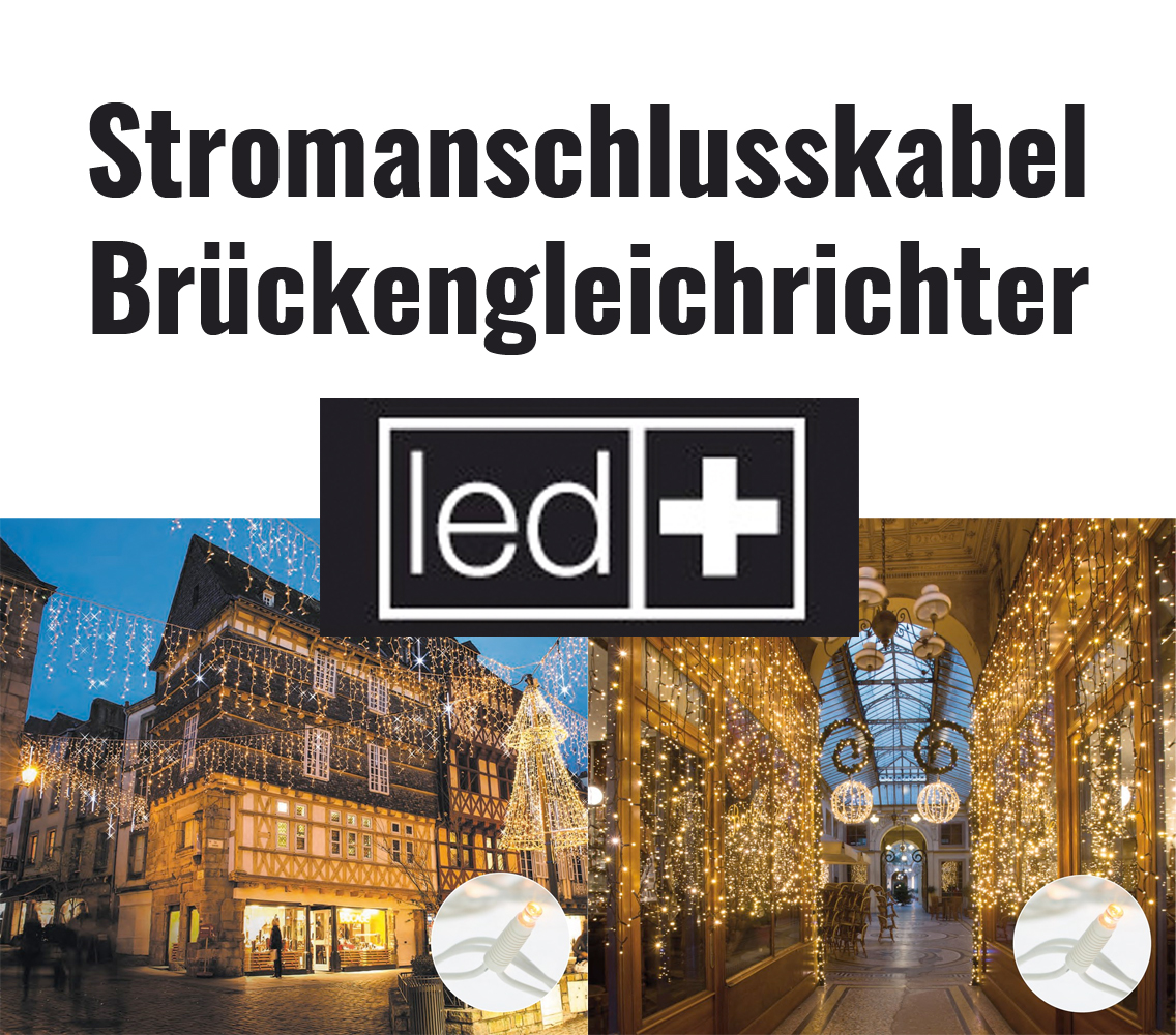 Stromanschlusskabel / Brückengleichrichter für LED + Artikel