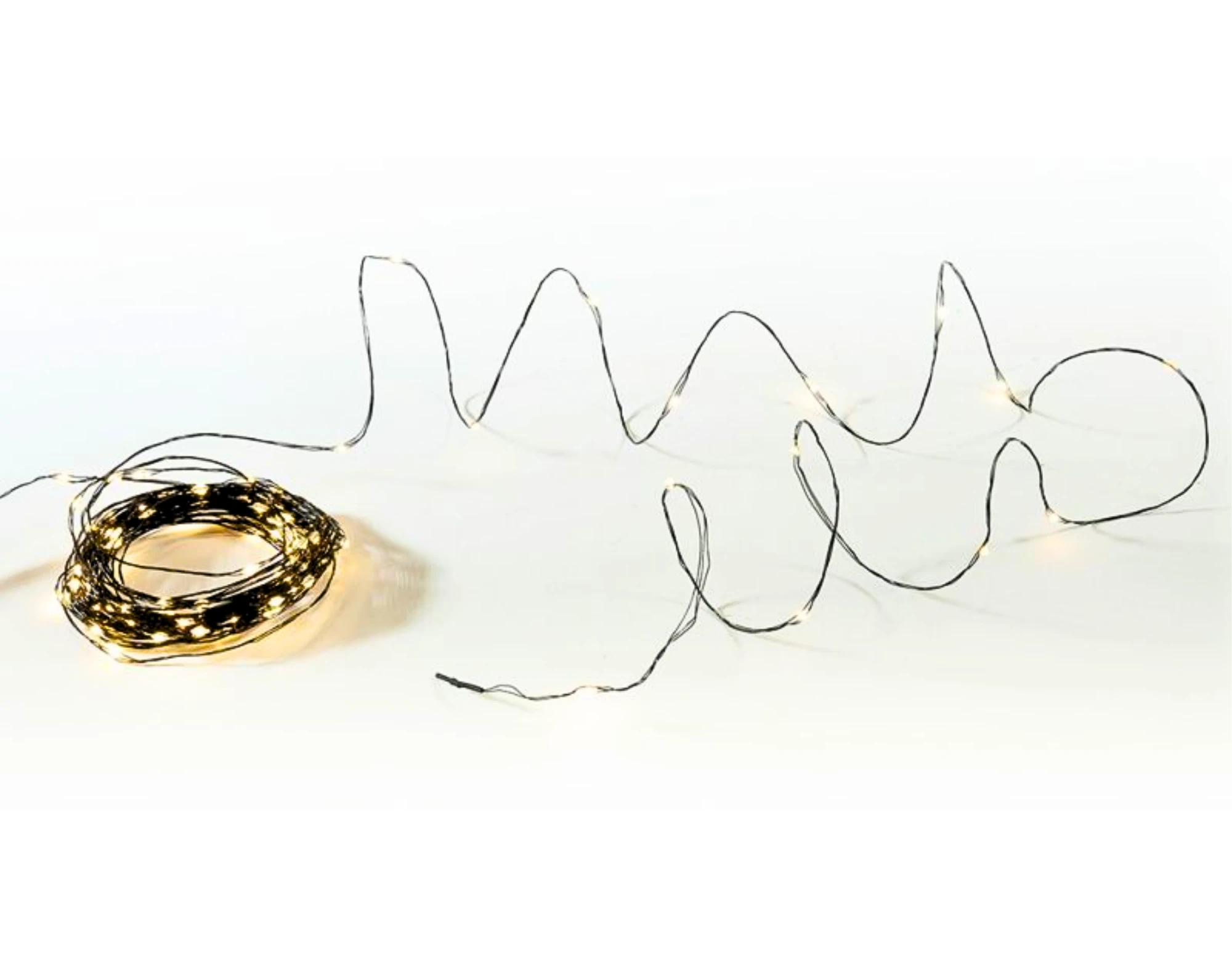 Z-Angel Hair Lichterdraht schwarz 10m | schwarz | warmweiss