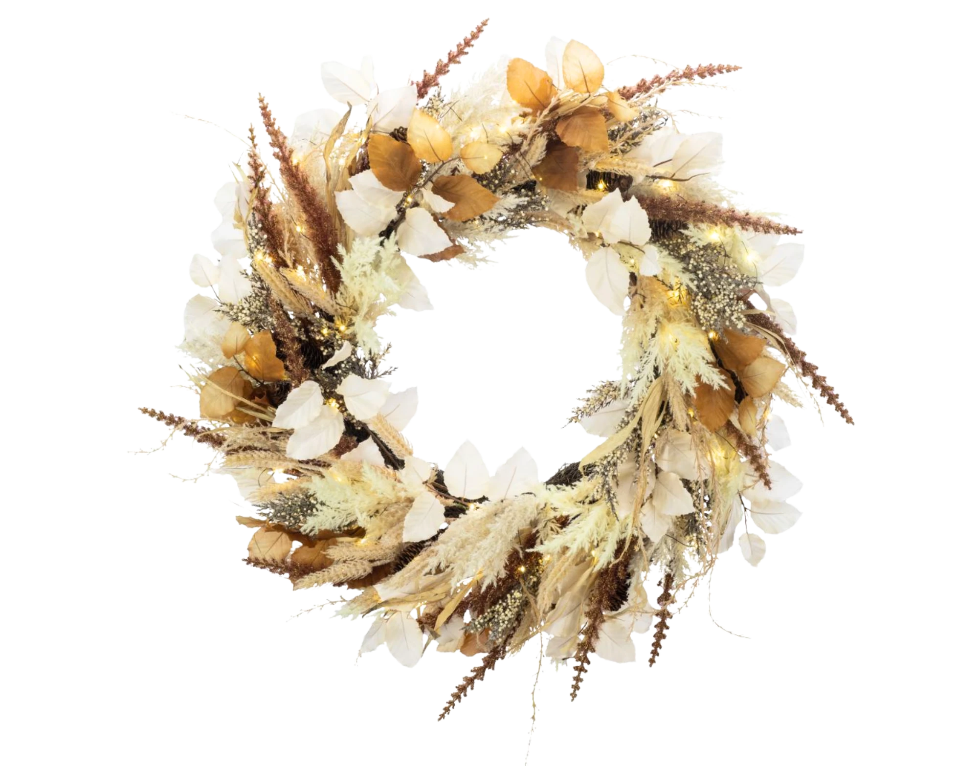 LED Blumen-Kranz gross 