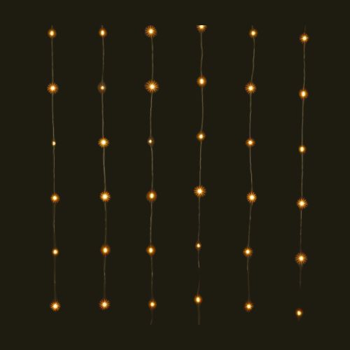 Z-LED Angel Hair Vorhang schwarz 160x160 cm