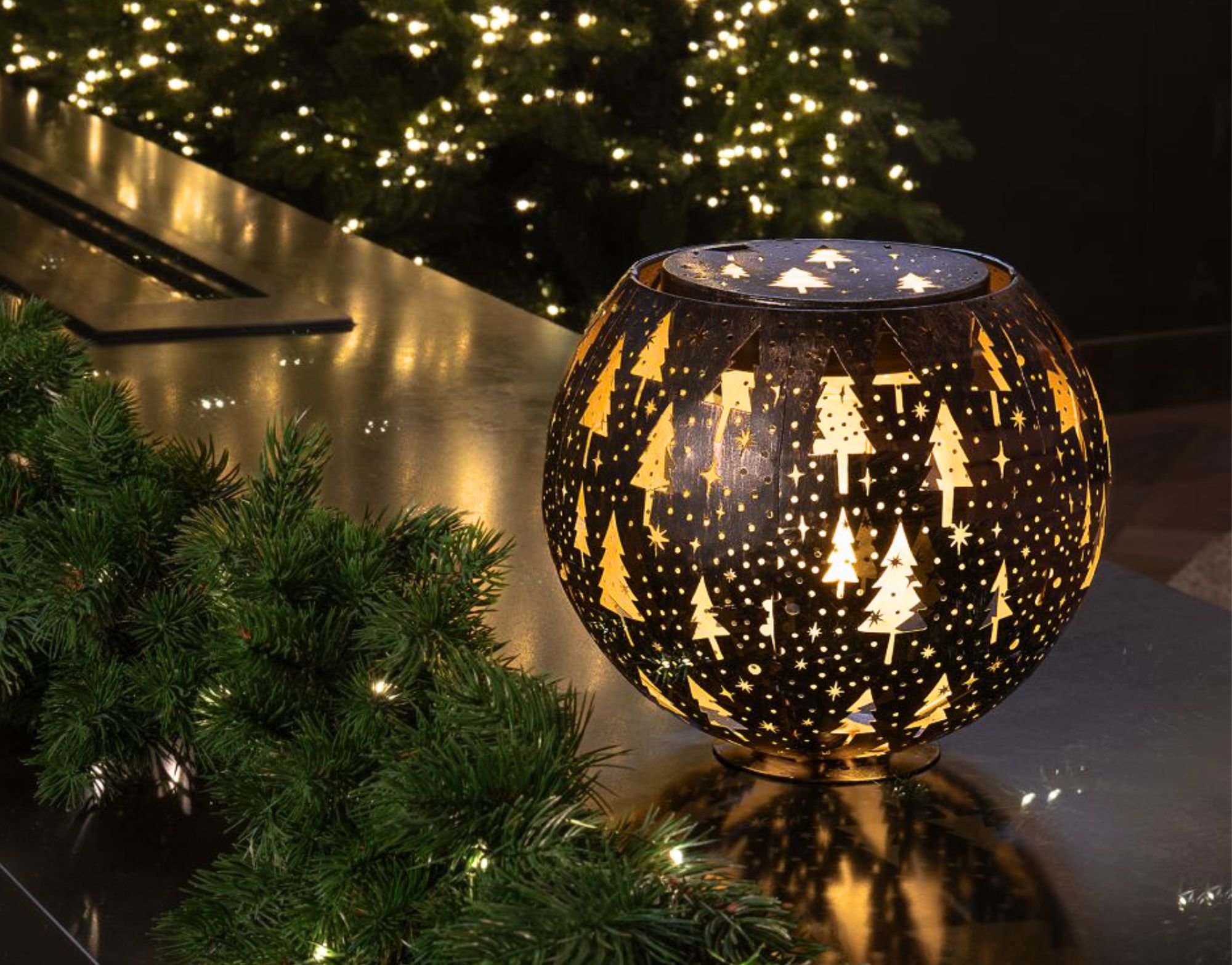 Luna Starlit Forest LED Kugelleuchte