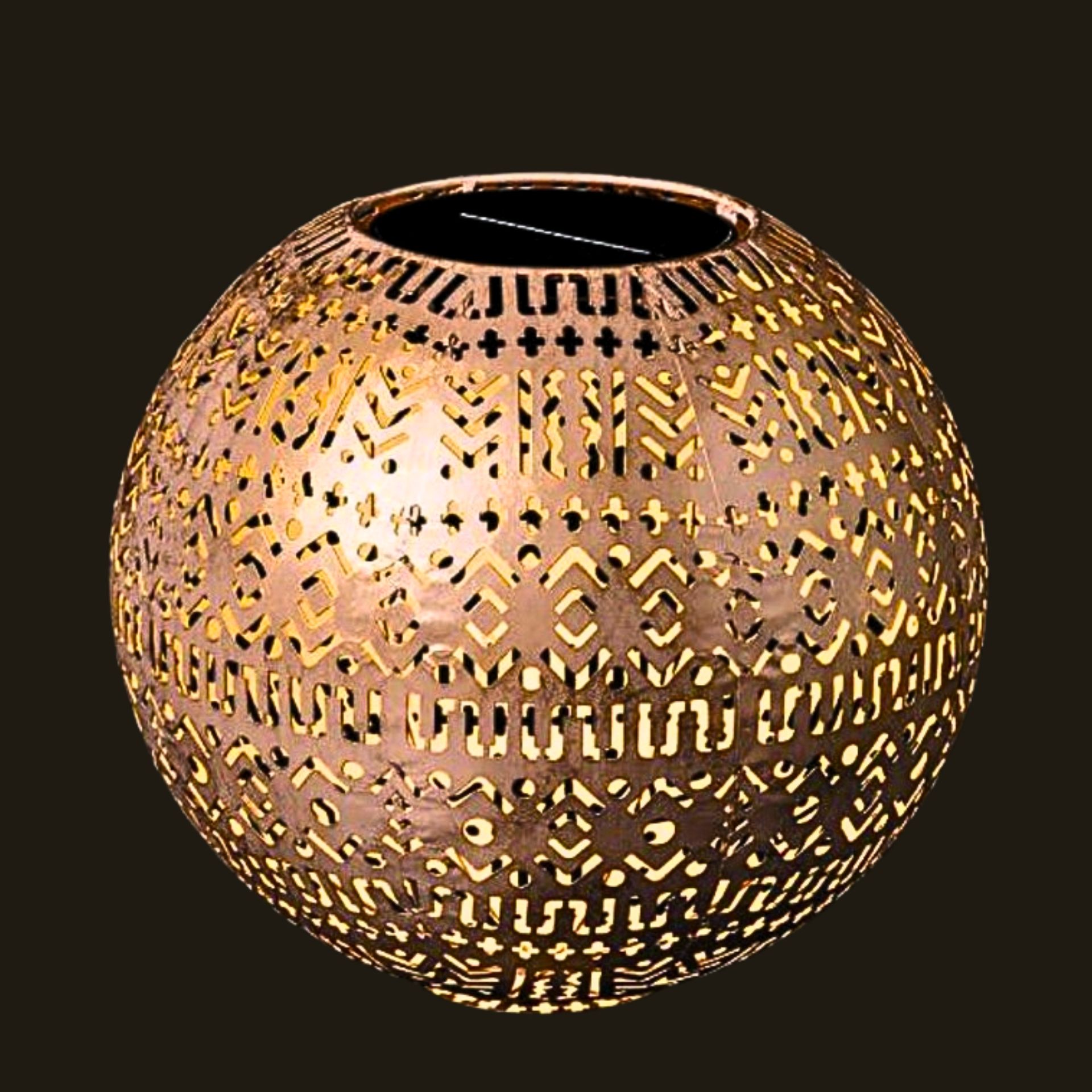 In & Outdoor Solar Antic Ball 30 Boho