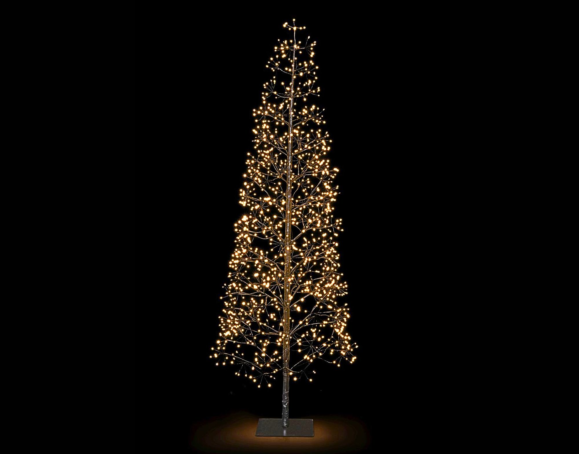 LED Blumenbaum schwarz, 180 cm