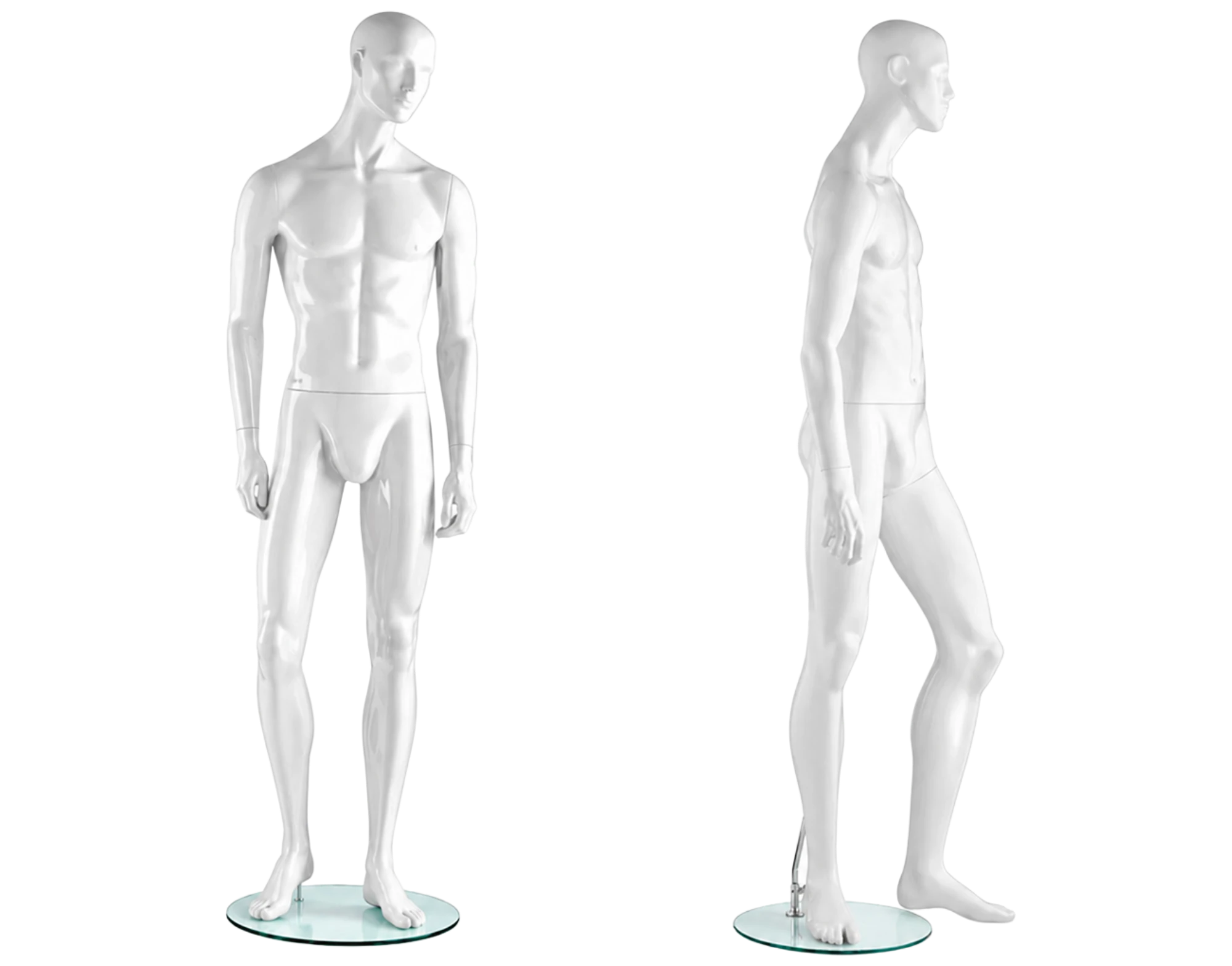 Herren-Figur Liam Hochglanz weiss 501007