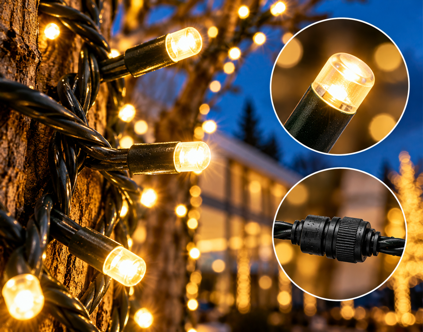 Guirlande lumineuse LED+ 20 m