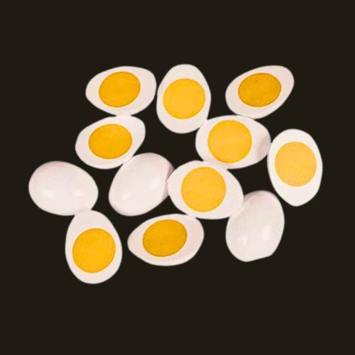 Moitiés d'oeufs