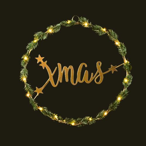 Anneau lumineux LED XMAS