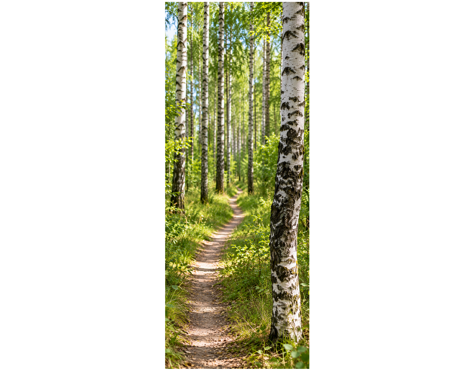 Bannière en tissu Amanite tue-mouches dans la forêt