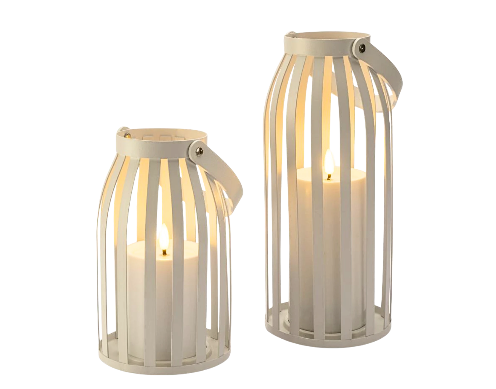 Ensemble de lanterne solaire à bougie