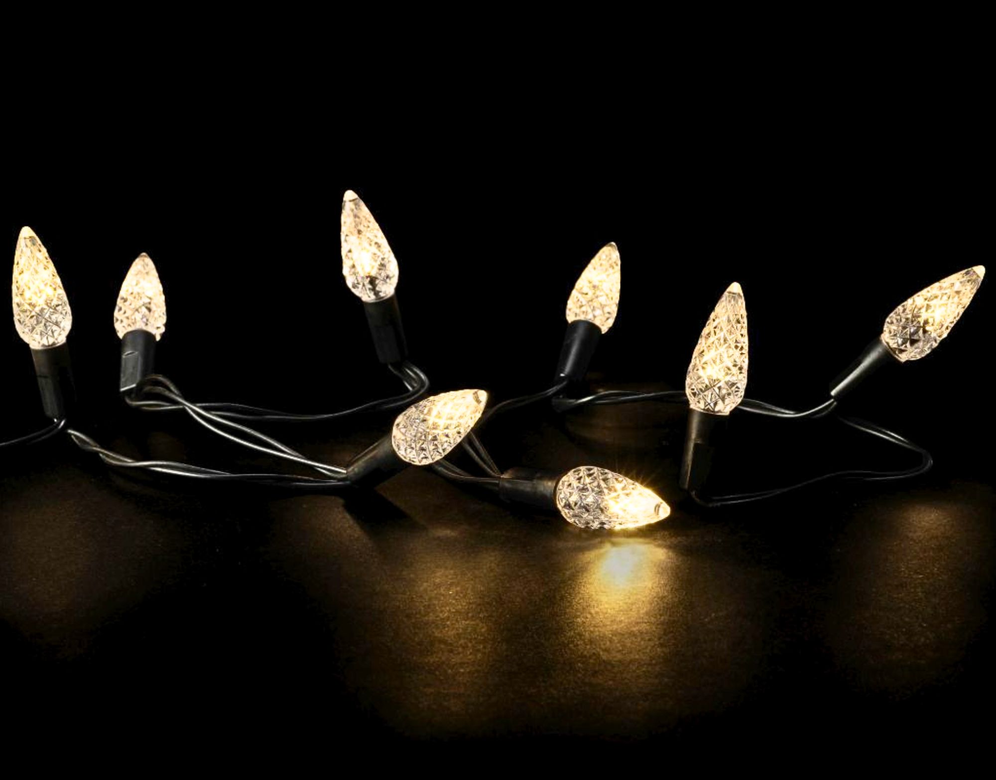 LED Batterie Diamond Cone Lichterkette