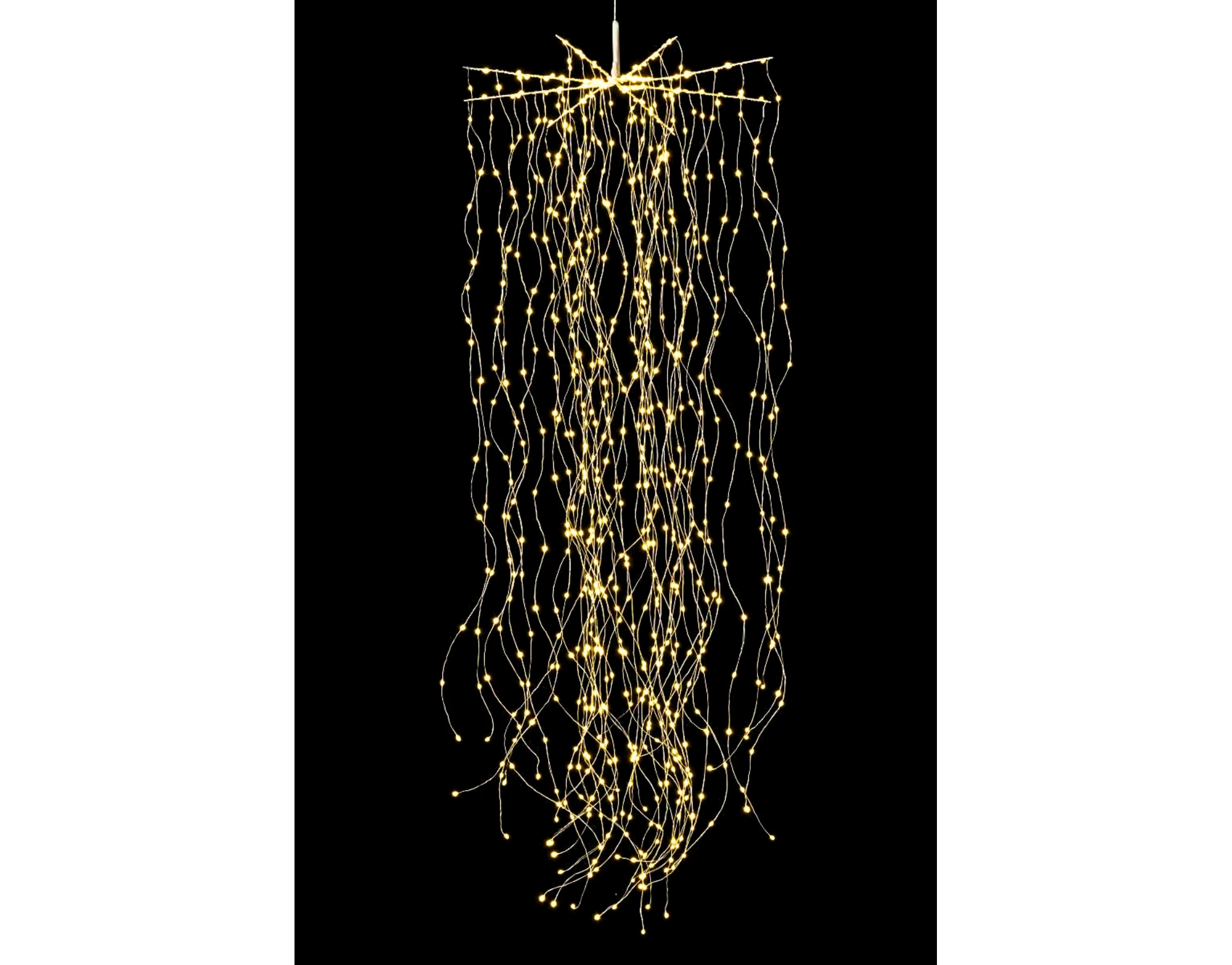  LED Angel Wasserfall silber 220 cm