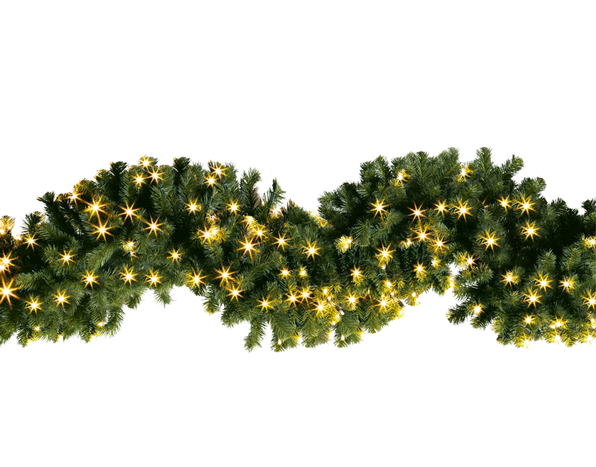 Tannengirlande Premium mit 160 LEDs 
