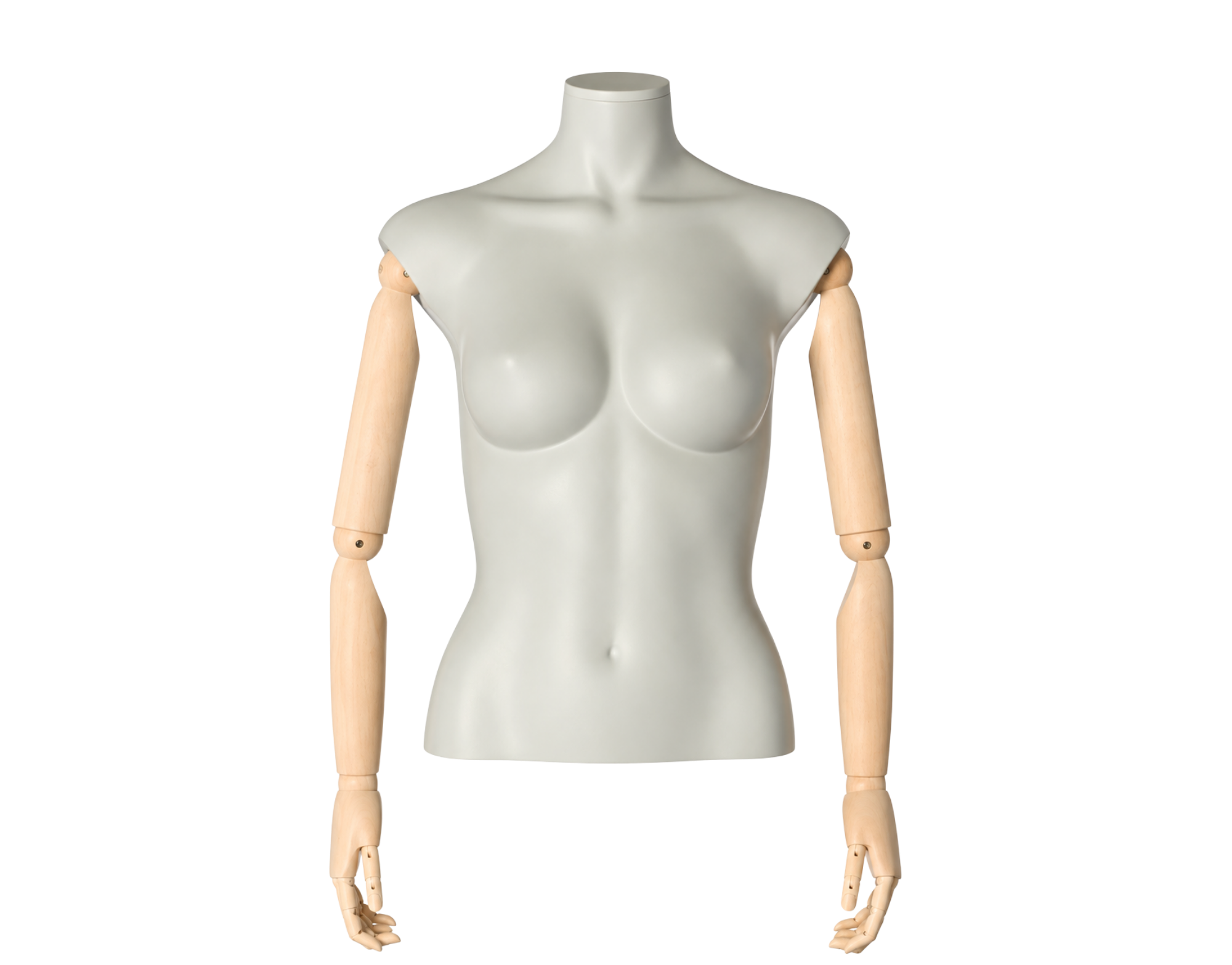 Darrol Damen Torso mit flexiblen Holzarmen