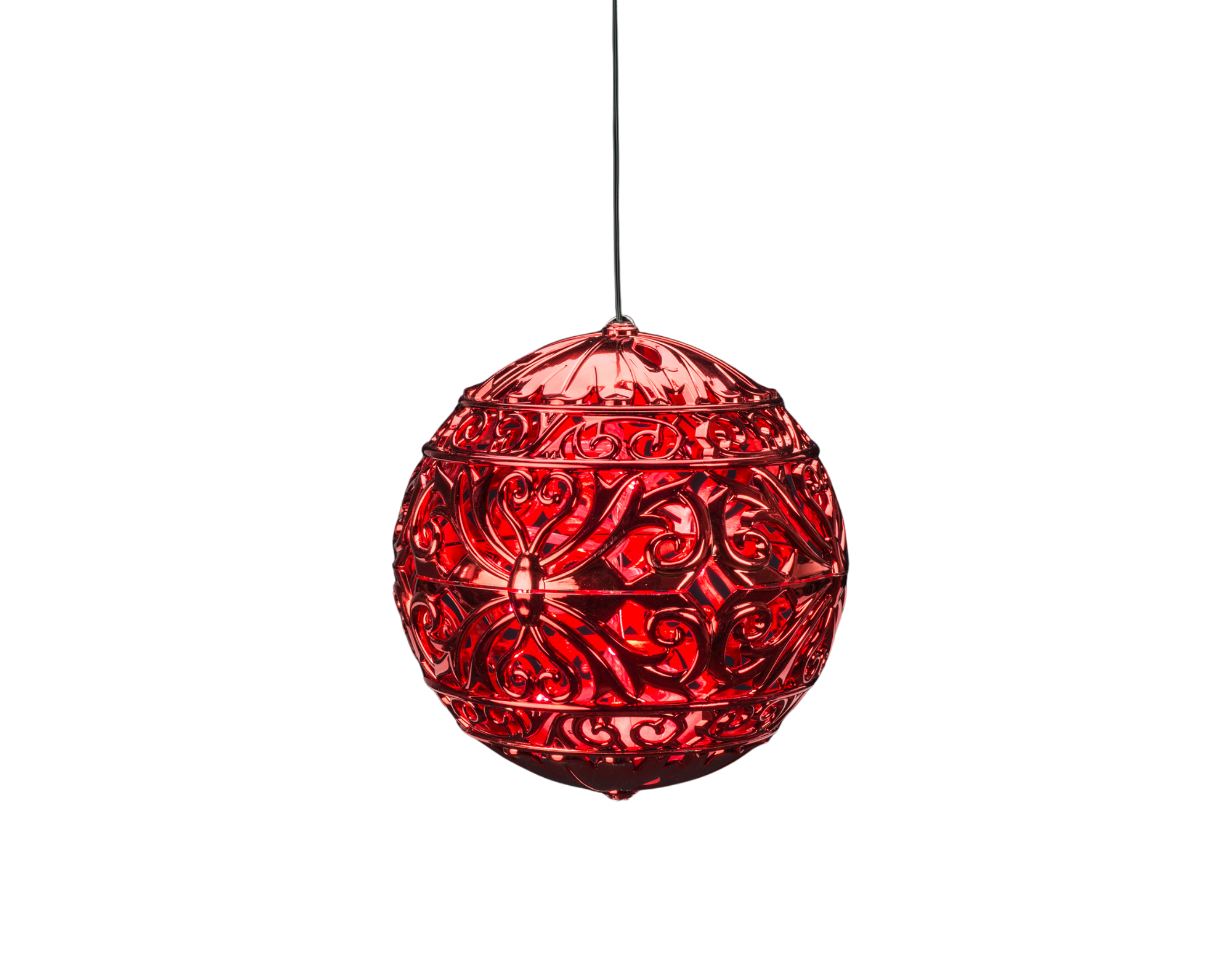 LED Baumkugeln rot