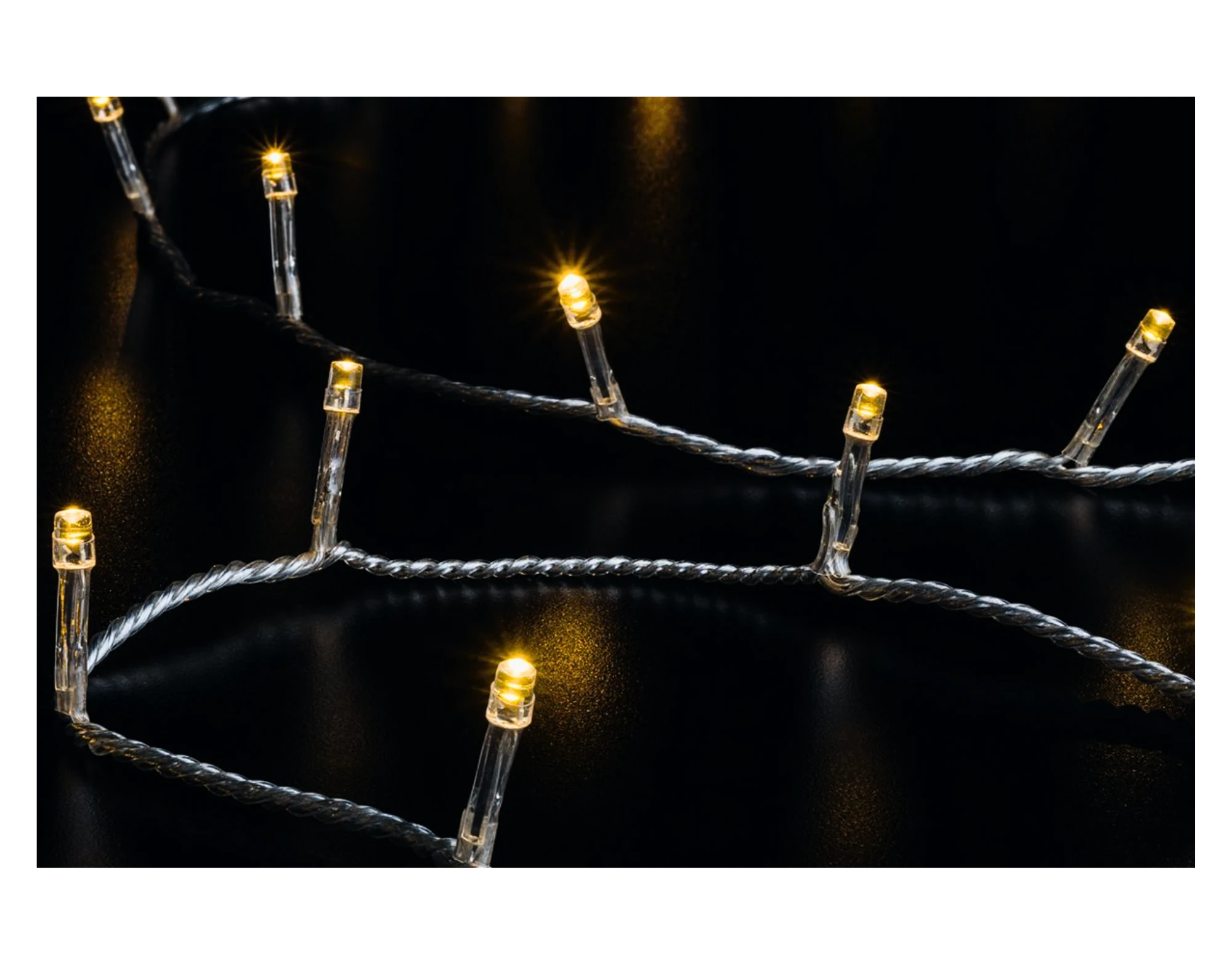 S-Connect Lichterkette warmweiss transparent