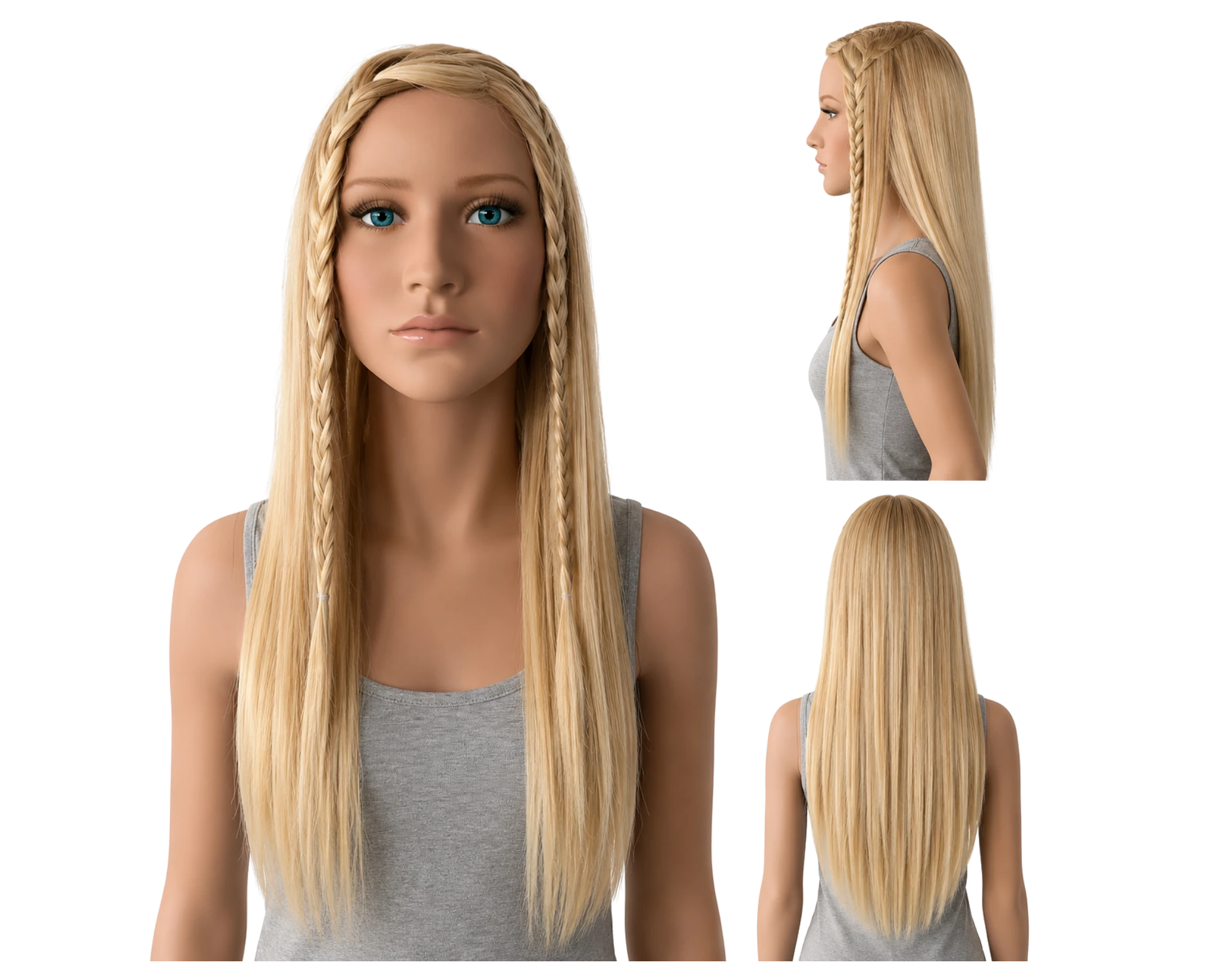 Perruque Bibi pour mannequins Tween