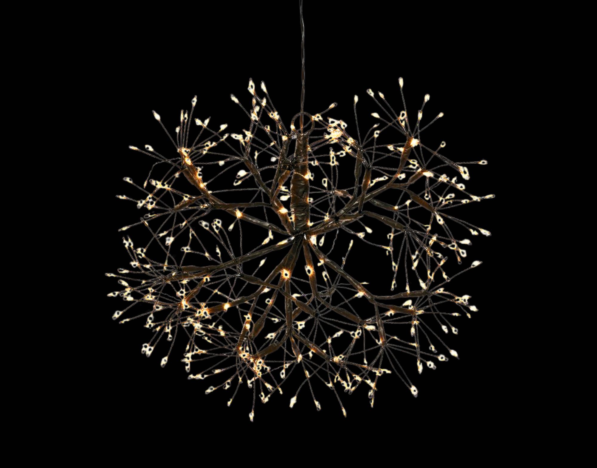 Étoile florale 30 noire