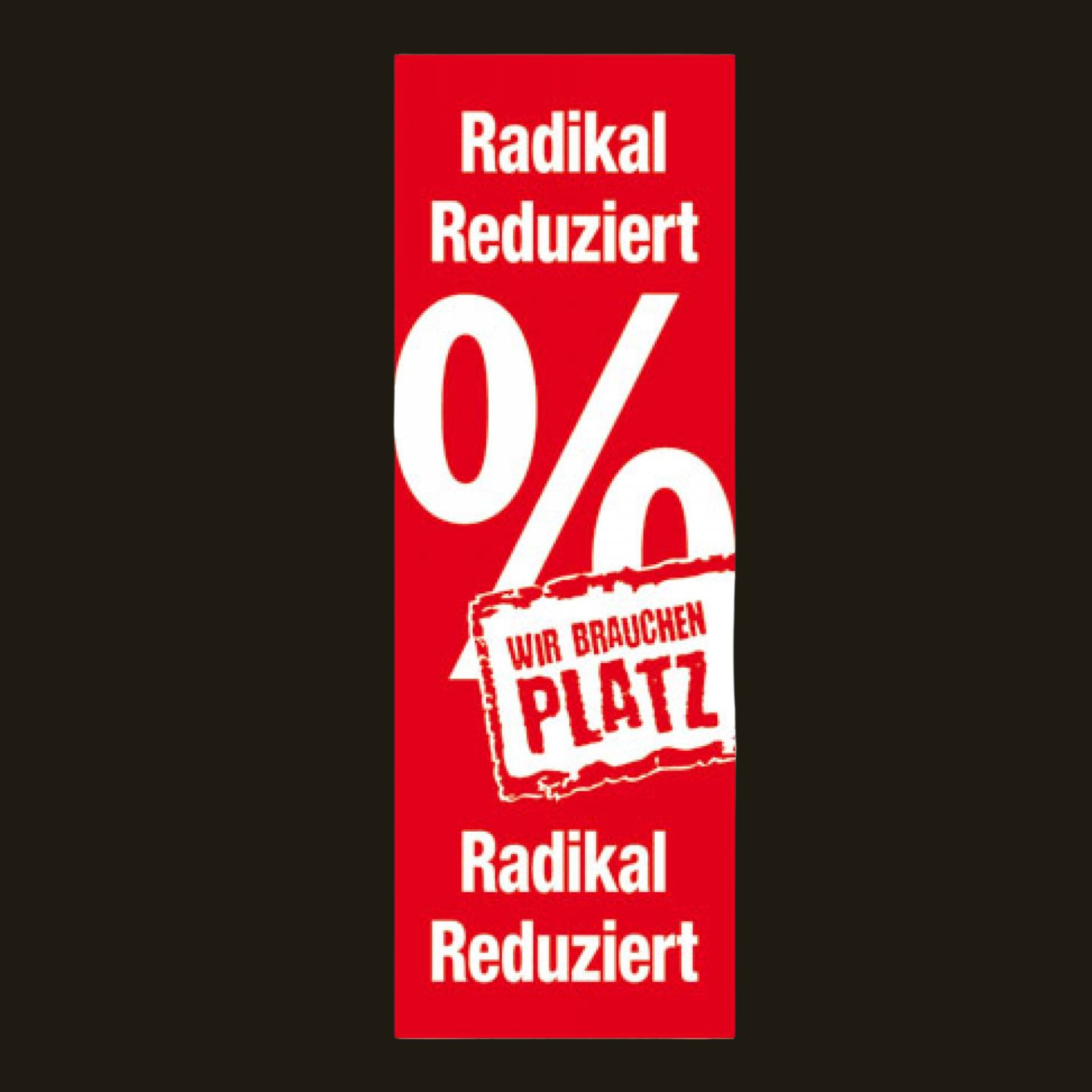 Affiche Radikal Reduziert