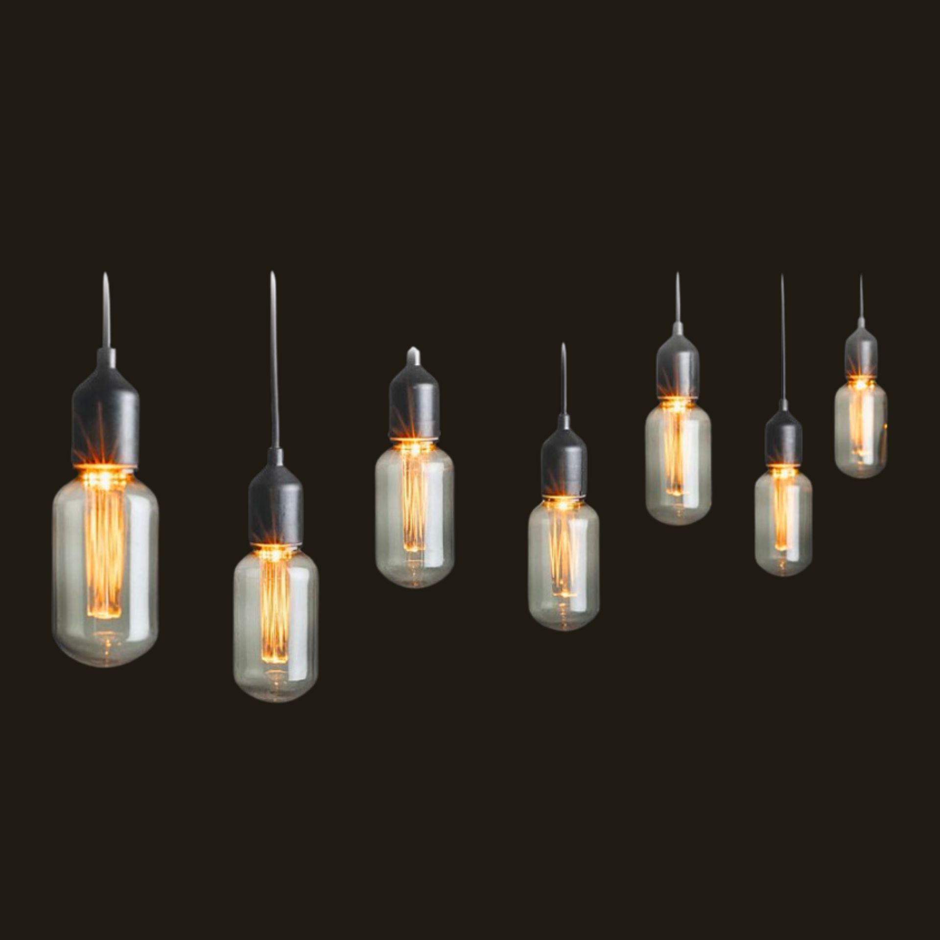 Lichterkette Solar Edison Smoky