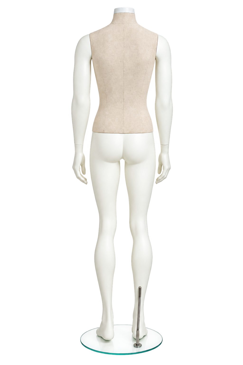 Mannequin femme PLENTY Bras blancs & plaque de cou