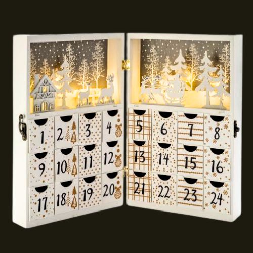 LED Adventskalender Rentier