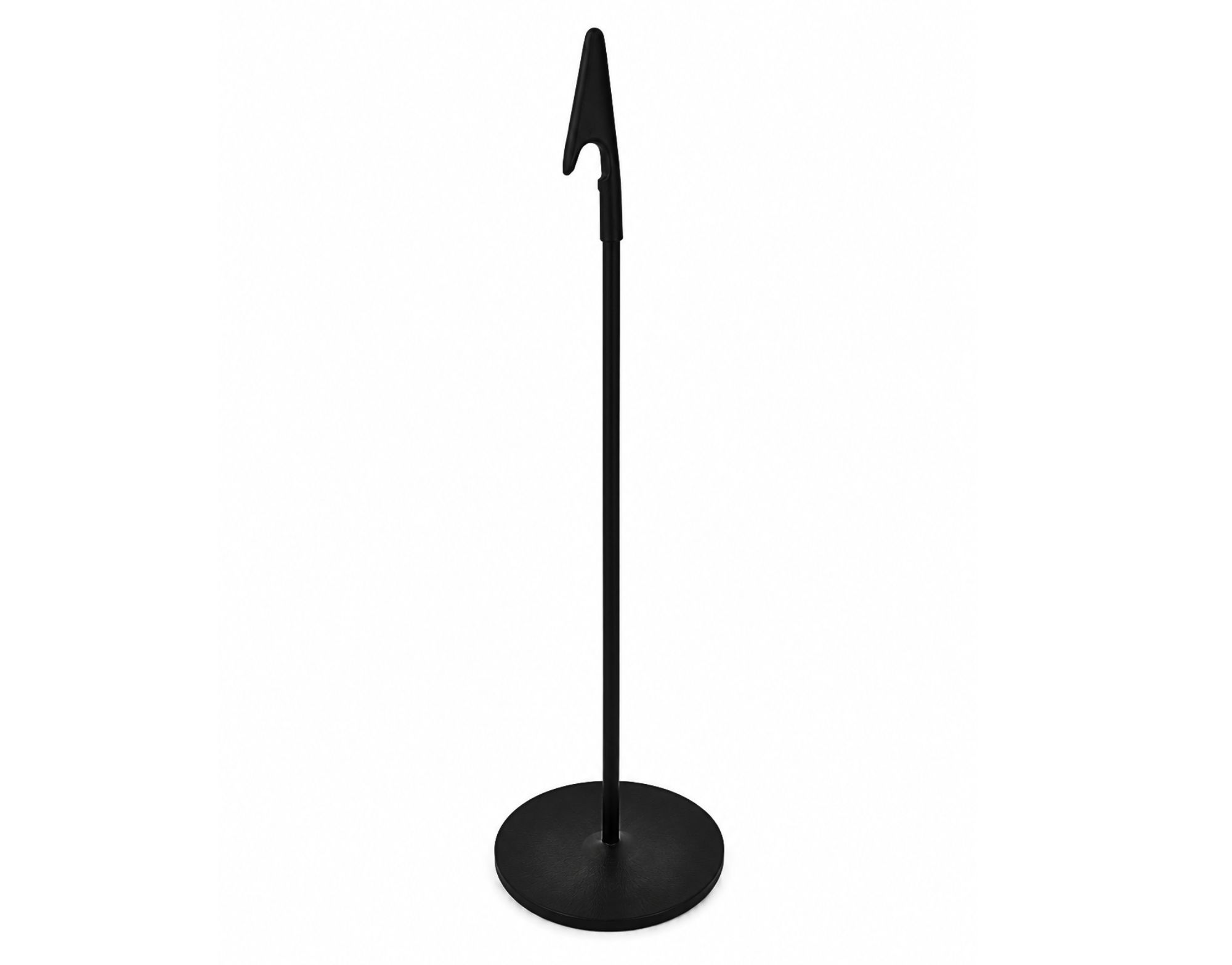 Porte-étiquette avec pied rond noir – hauteur 40 cm